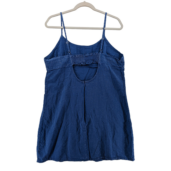 Bodycon Dress Mini Wild Fable Blue XL Sleeveless Woven Cutout Short Sundress Fun - Picture 2 of 10